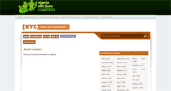 Desktop Screenshot of kyc.nigeriaelections.org