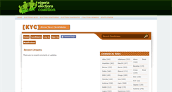 Desktop Screenshot of candidates.nigeriaelections.org